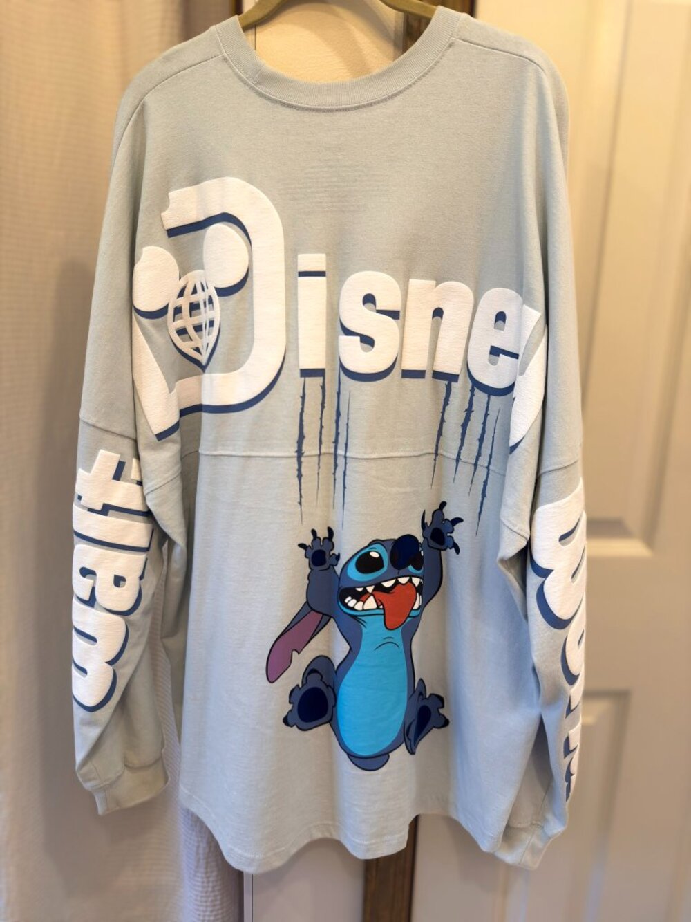 Disney Parks WDW Stitch from Lilo and Stitch Spirit Jersey Light Blue XXL